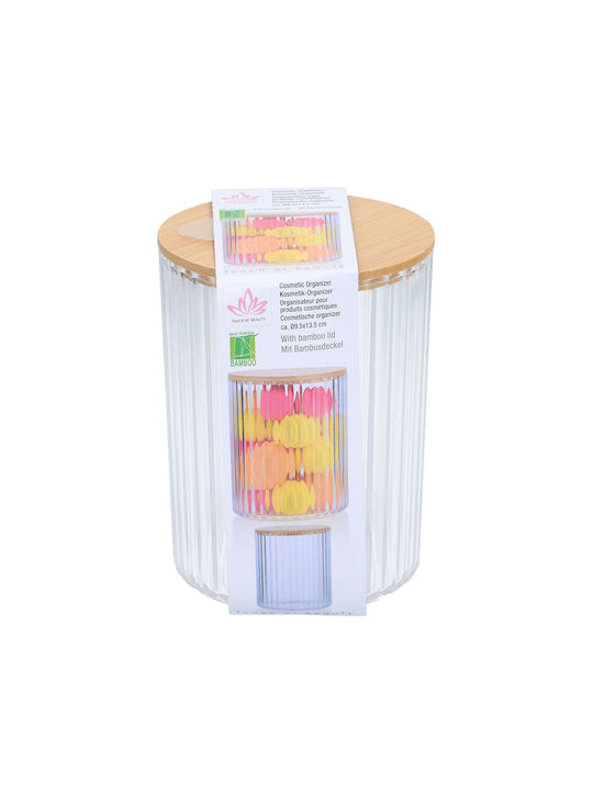Alpina Appliances Cotton Holder Plastic Transparent