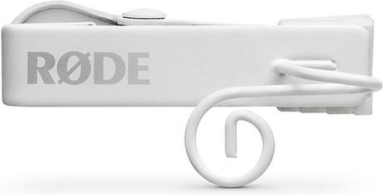 Rode Lavalier GO Кондензатор (Малка диафрагма) Микрофон 3.5mm Πέτου, Clip On за Вокали в White Цвят