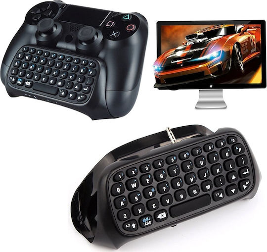 Keyboard Media Remote for PS4 in Black color