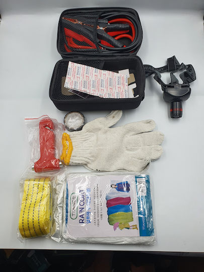 Auto-Notfall-Kit mit Handschuhen