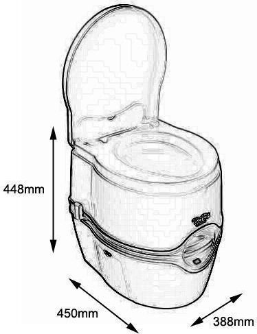 Thetford Chemical Toilet 21lt