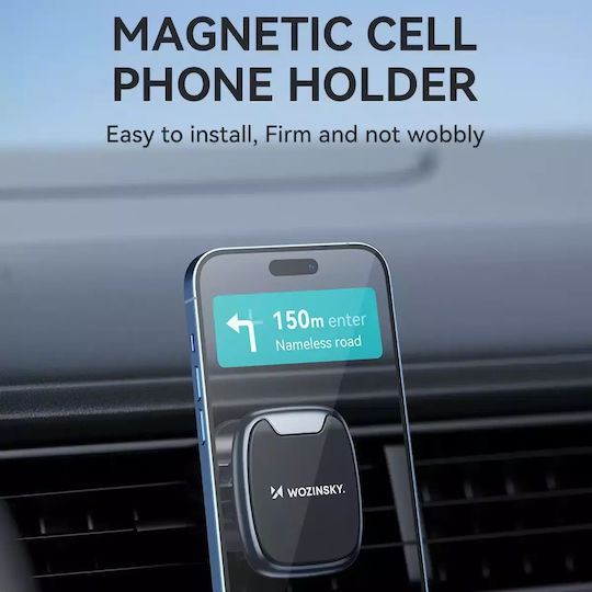 Wozinsky Car Mobile Mount with Magnet Black