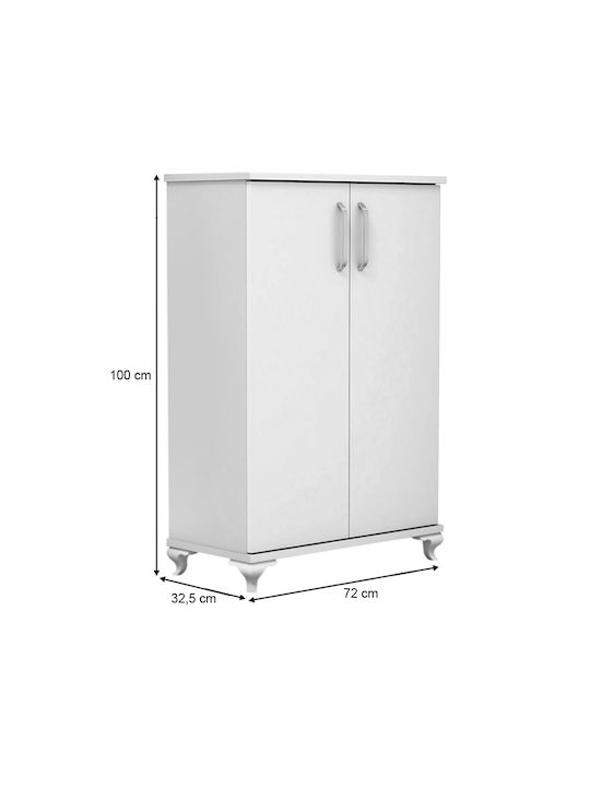 Holz Schuhschrank Jack 72x32.5x100cm