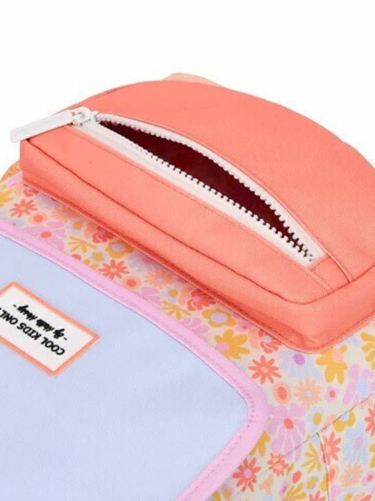 Hello Hossy Ретро Цвете Ученическа Раница Детска Градина Многоцветна 26 x 9 x 31см