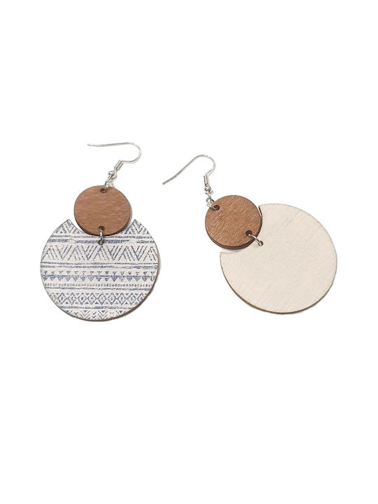 Women's Wooden Earrings "Geometric"