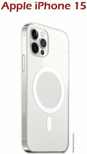 Swissten Back Cover Σιλικόνης / Πλαστικό Διάφανο (iPhone 15 Pro)