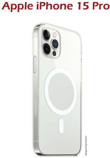 Swissten Back Cover Σιλικόνης / Πλαστικό Διάφανο (iPhone 15 Pro)