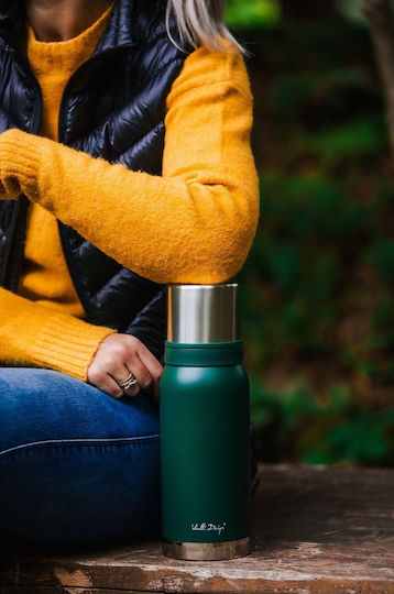 Vialli Design Bottle Thermos Stainless Steel 1lt Gray