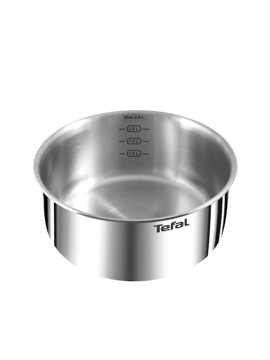 Tefal Ingenio Emotion Cookware Set of Stainless Steel with No Coating Silver 13pcs