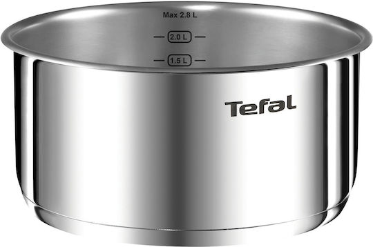 Tefal Ingenio Emotion Σετ Μαγειρικά Σκεύη από Ανοξείδωτο Ατσάλι Silver 6τμχ