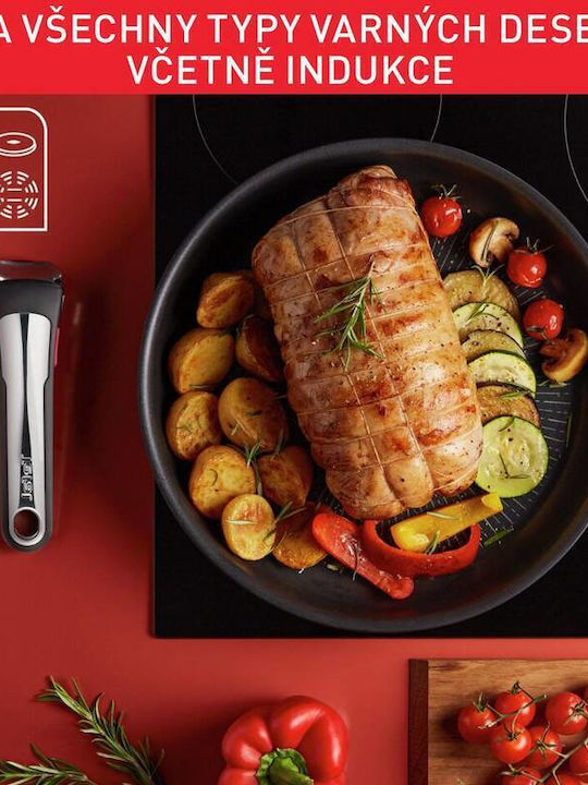 Tefal Ingenio Unlimited Kochgeschirr-Set aus Aluminium mit Antihaftbeschichtung 5 Teile