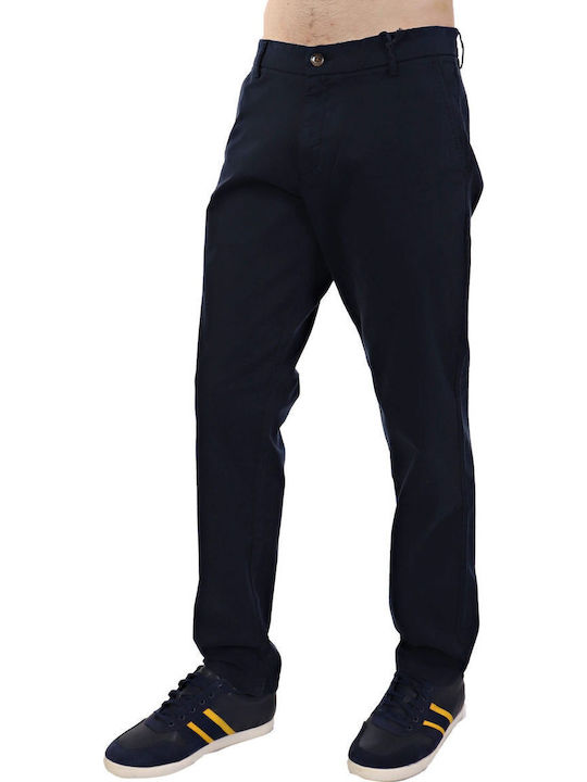 Trousers Chino Elastic in Regular Fit Black