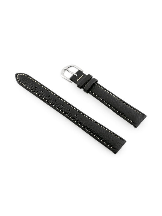 Bisset Curea din piele Negru 14mm