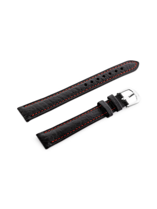 Bisset Leather Strap Black 14mm