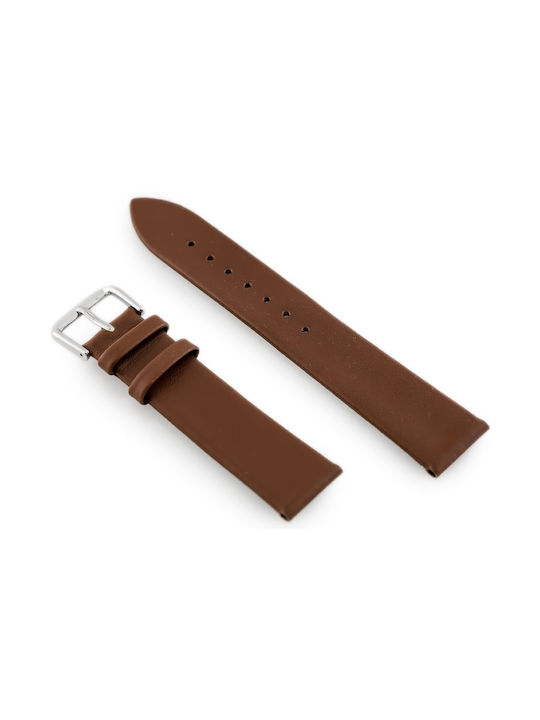 Pacific Leather Strap Brown 22mm