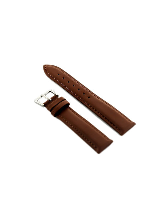 Pacific Leather Strap Brown 14mm