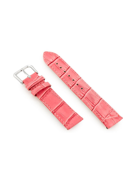 Pacific Leather Strap Pink 20mm