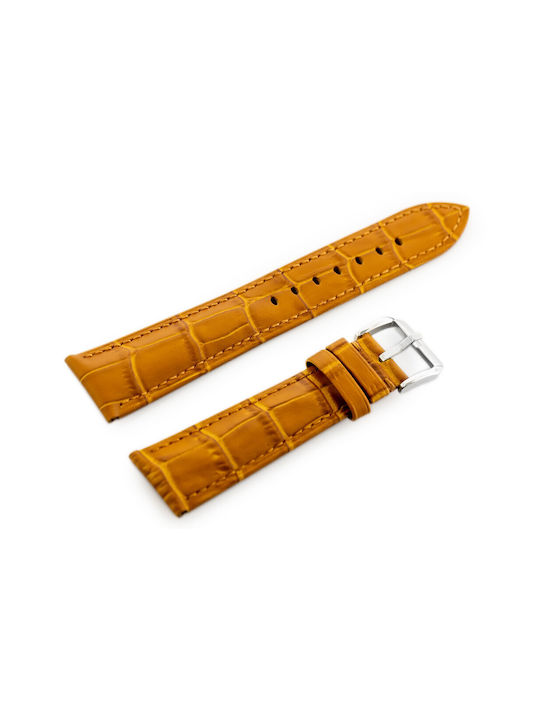 Pacific Leather Strap Brown 18mm