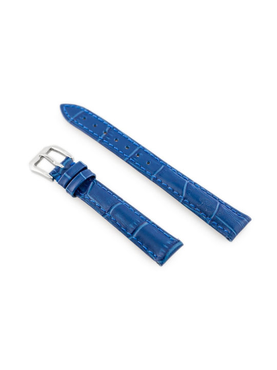 Pacific Leather Strap Blue 14mm