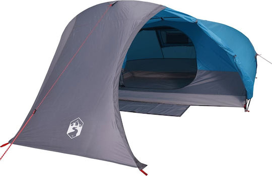 vidaXL Campingzelt Blau für 4 Personen 278x215x126cm