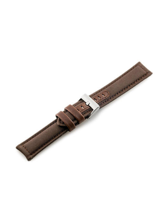 Pacific Leather Strap Brown 22mm