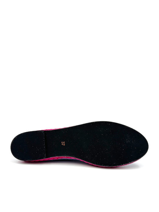 Damen Ballerinas in Blau Farbe