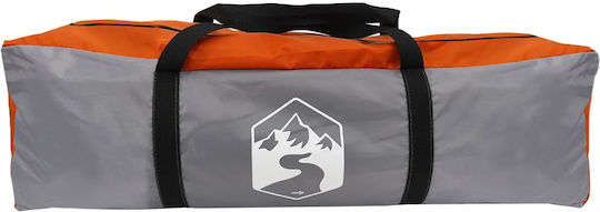 vidaXL Campingzelt Iglu Orange für 6 Personen 270x210x145cm