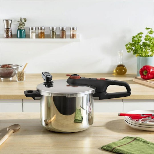 Tefal Secure Chrono Χύτρα Ταχύτητας 6lt