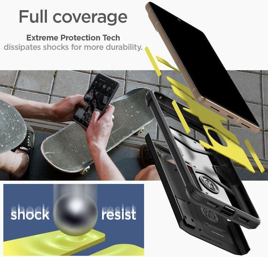 Spigen Tough Armor Back Cover Plastic Negru (Google Pixel 7 Pro)