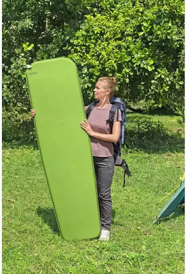 Bestway Selbstaufblasend Einzeln Camping Schlafmatte 183x51cm Dicke 2.5cm in Grün Farbe { pn }}