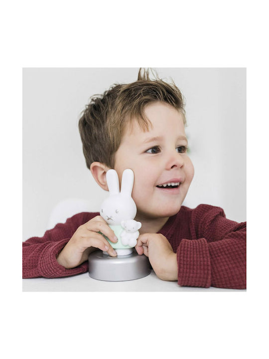 Miffy Led Παιδικό Διακοσμητικό Φωτιστικό Αφής Ασημί 16εκ.
