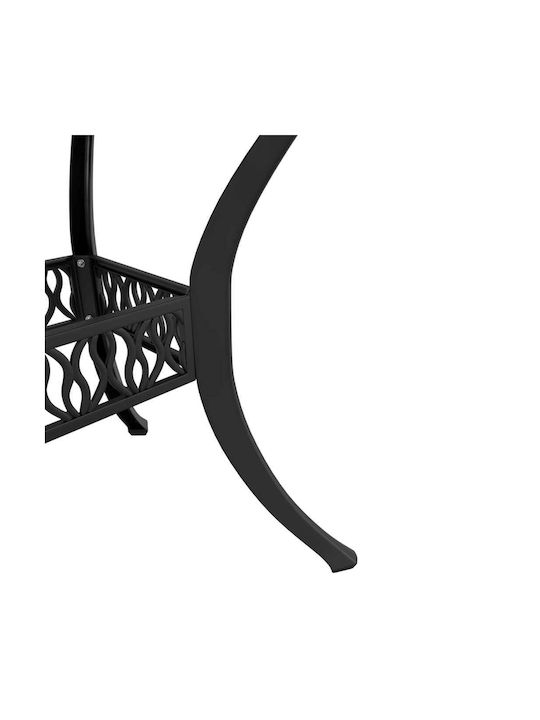 vidaXL Garden & Outdoor Furniture Sets Living Room Set Pieces Black with Umbrella Holder