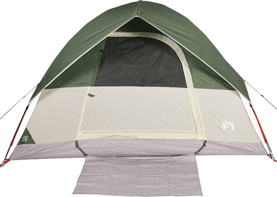 vidaXL Camping Tent Igloo Green for 3 People 213x213x132cm
