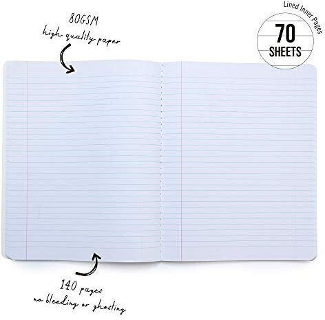 Pukka Pad 19x24 70 sheets Heart Composition Notebook 9096ht-cd Pukka Pad