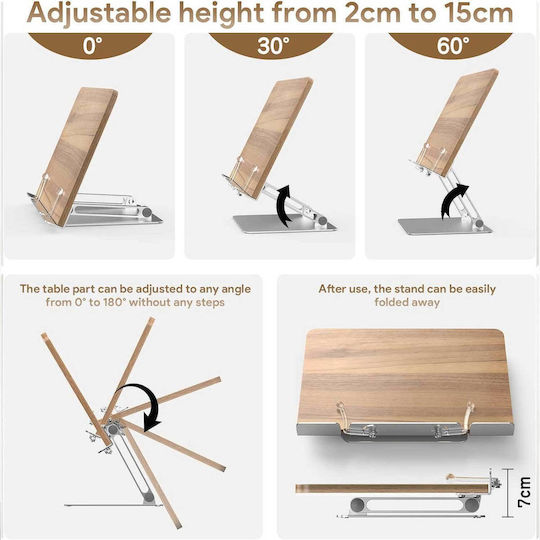 Дървена Стойка За Четене Behozel ydj-uk 7x39x26см 1 Брой