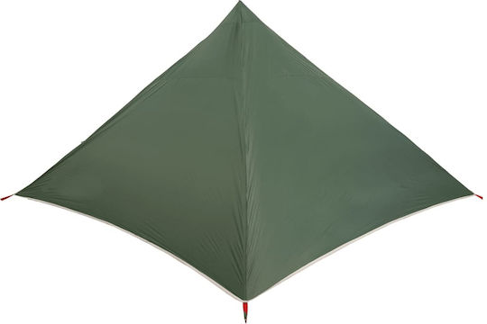vidaXL Σκηνή Camping Teepee Πράσινη για 7 Άτομα 427x411x178εκ.