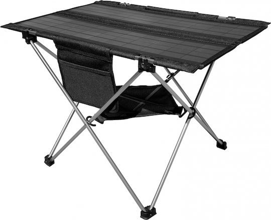 Technaxx Tabelle Aluminium für Camping Klappbar 60.8x40.5x42cm Schwarz