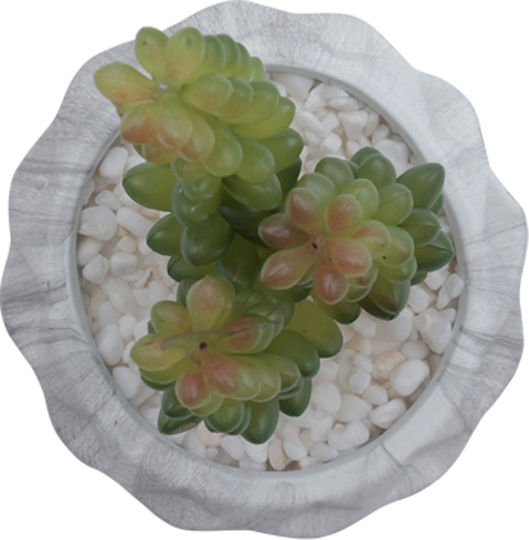 Künstliche Pflanze im Töpfchen Gray 13cm Uncle George