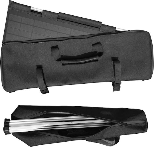 Technaxx Tabelle Aluminium für Camping Klappbar 60.8x40.5x42cm Schwarz