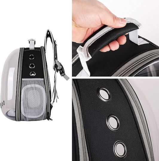Rucsac pentru transport câine până la 7kg Negru M42xL32cm.