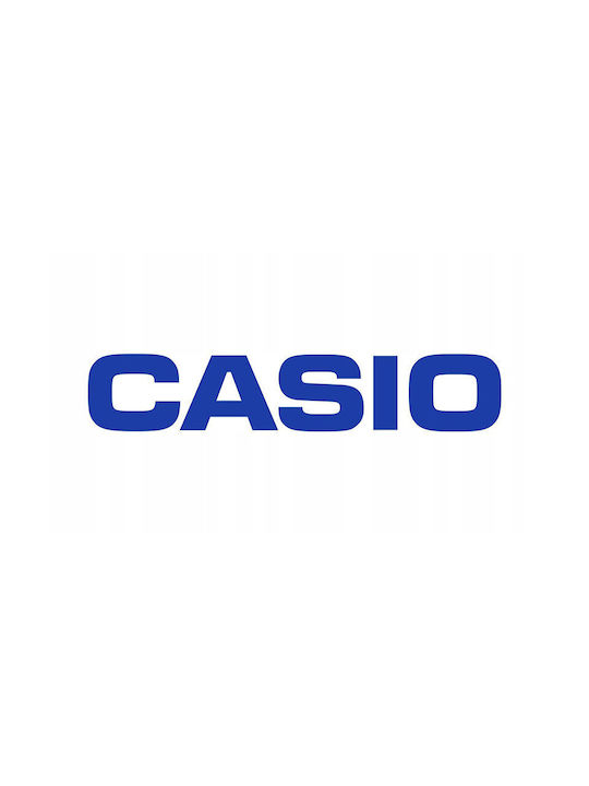 Casio Watch with Black Rubber Strap