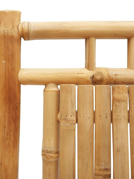 Outdoor Chair Bamboo Coffee 2pcs 46x66x99cm