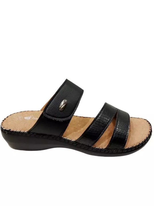 Blondie Women's Flat Sandals in Black Color