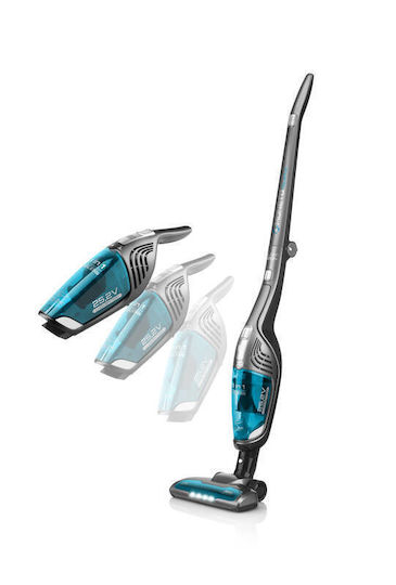 ETA Moneto II Aqua Plus Επαναφορτιζόμενη Σκούπα 2 σε 1 Stick & Χειρός 25.2V Τιρκουάζ