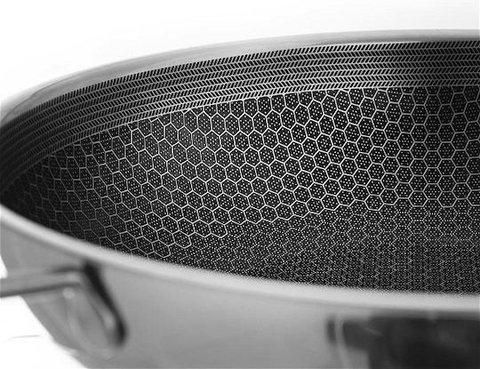 Orion Wok made of Stainless Steel with Non-Stick Coating 28cm