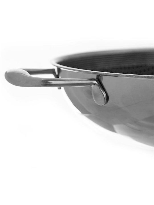 Orion Wok made of Stainless Steel with Non-Stick Coating 28cm