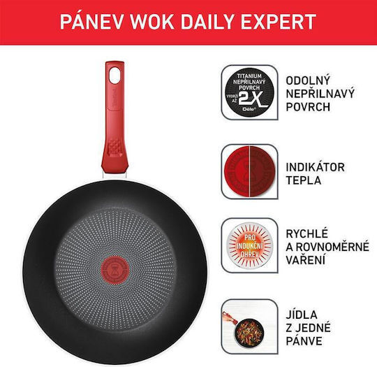 Tefal Daily Expert Wok Wok aus Aluminium 28cm