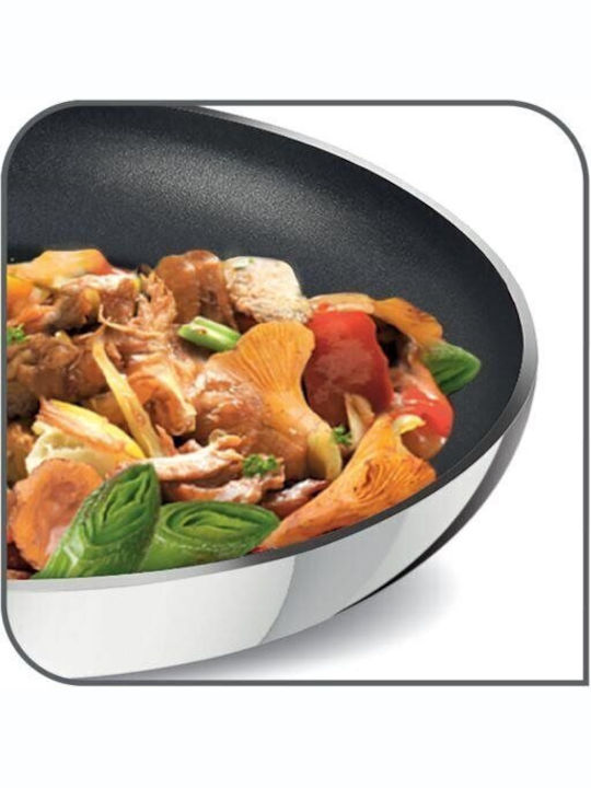 Tefal Cook Τηγάνι από Ανοξείδωτο Ατσάλι με Αντικολλητική Επίστρωση 28cm