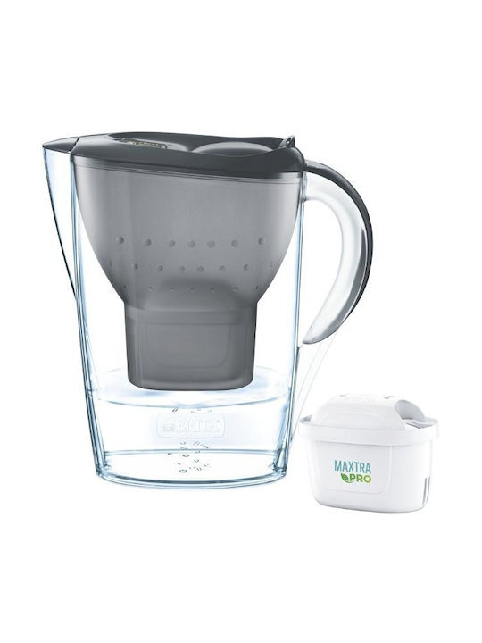 Brita Marella Plastic Jug Graphite with Filter 2400ml