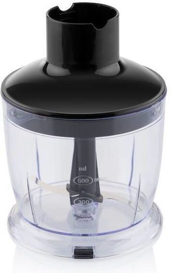 Hyundai Hb1000 Handmixer mit Inox-Stab 1000W Silber